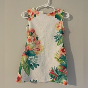 ZARA Floral Sleeveless Kids Dress